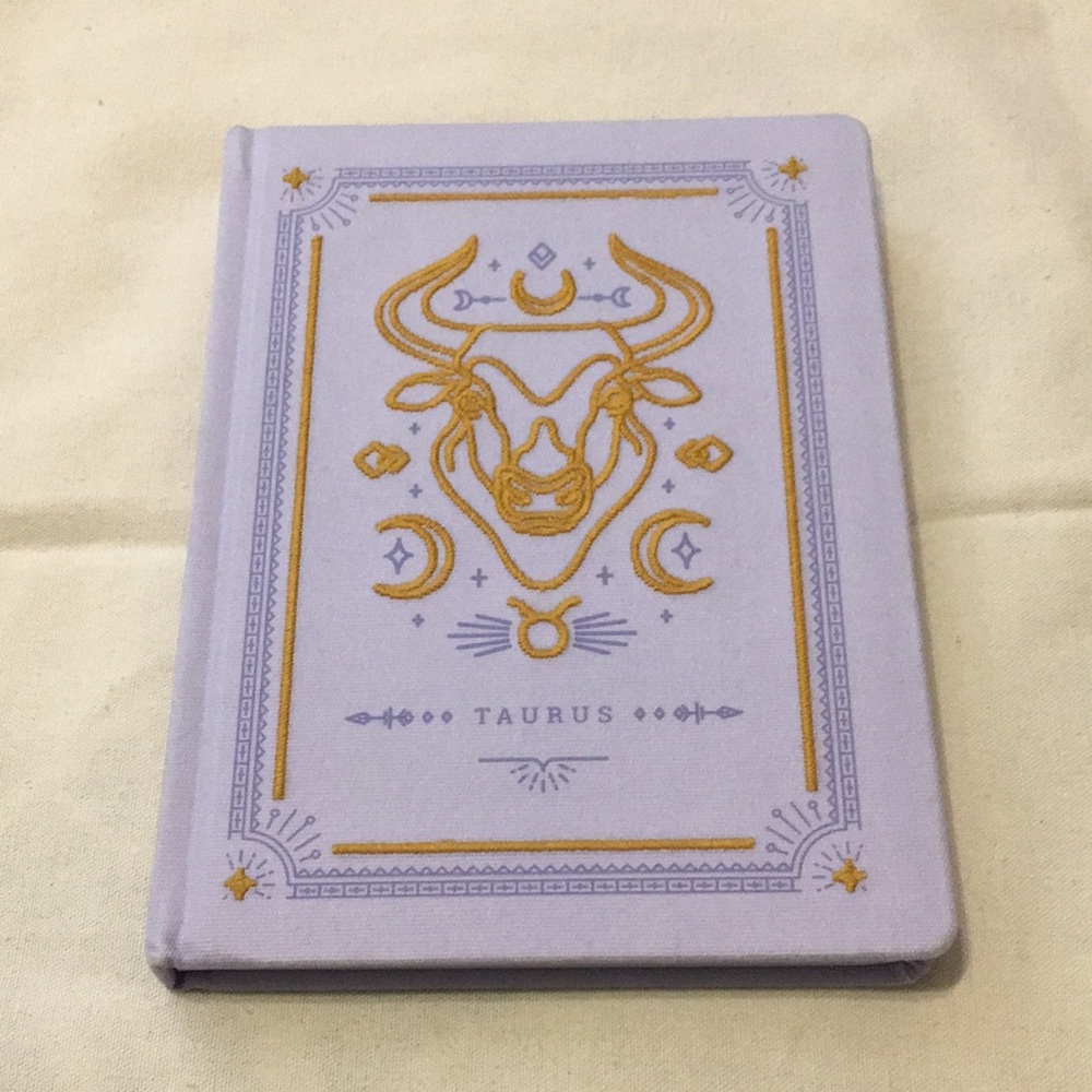 Taurus Zodiac Hardcover Journal